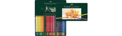 Faber-Castell Polychromos etui med 60 farveblyanter