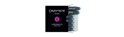 Caran D'Ache Box of 6 Ink Cartridges Fountain CHROMATICS Divine Pink