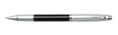Sheaffer 100 Brushed Chrome - Black Rollerball Penne