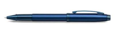 Sheaffer 100 Satin Blue PVD Gold Rollerbal pen 